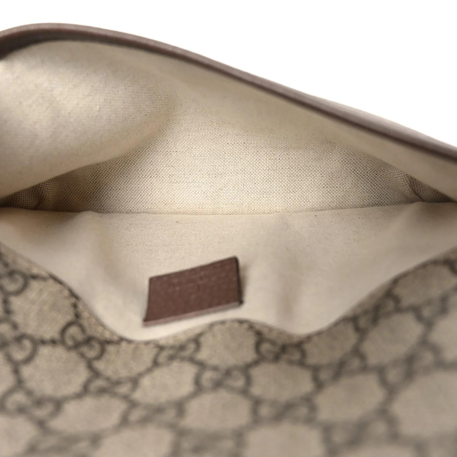 GG Supreme Monogram Neo Vintage Web Belt Bag Brown - Image 5