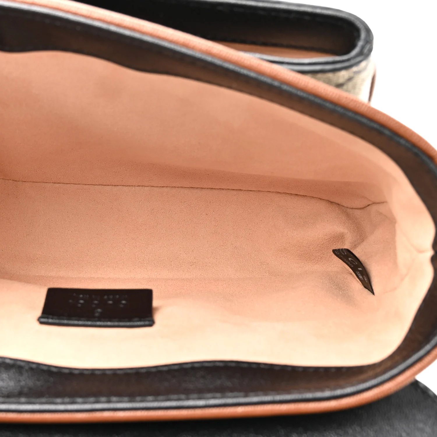 GG Supreme Monogram New Sakai Lux Calfskin Mini Padlock Flap Pocket Shoulder Bag Beige Ebony Black Cuir - Image 5