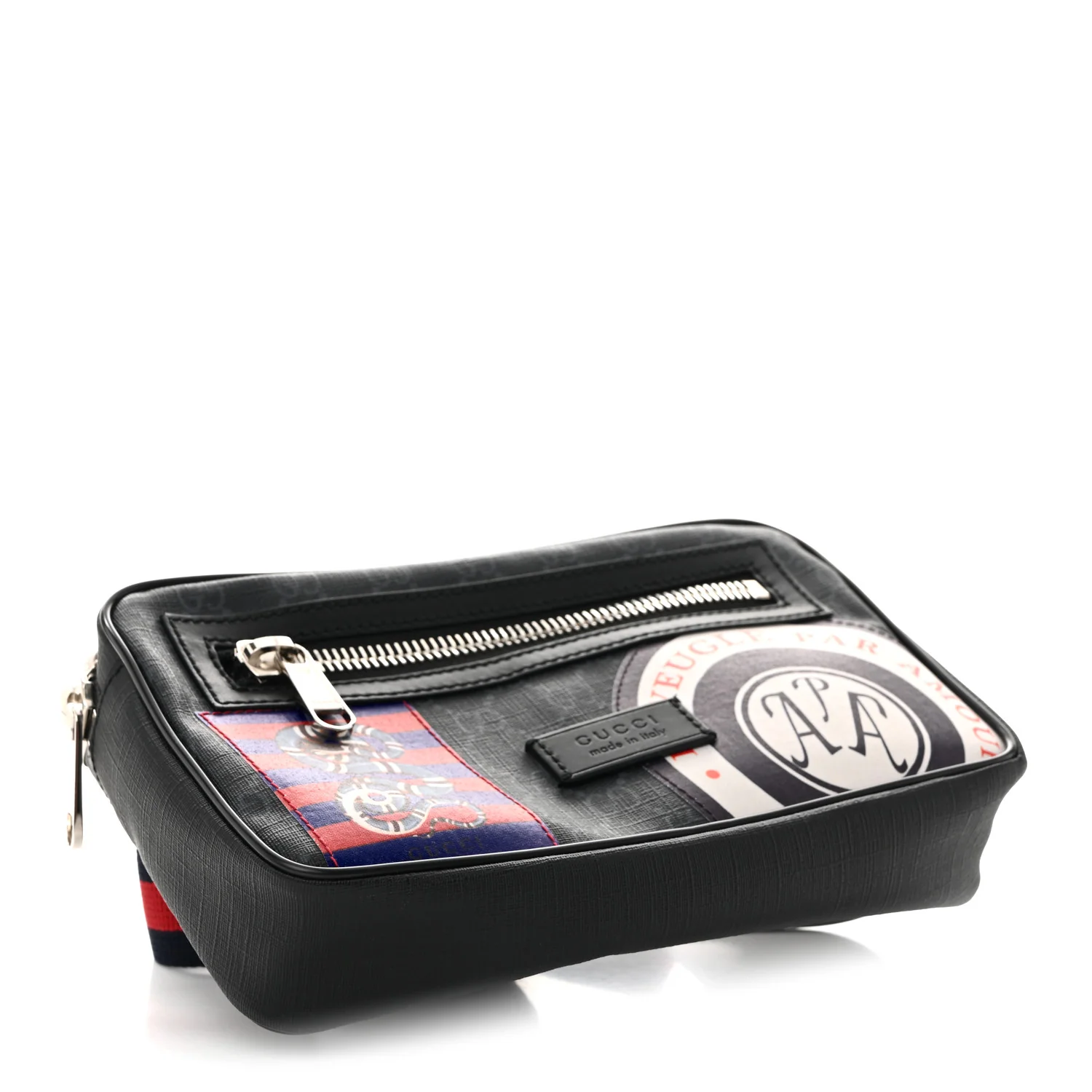 GG Supreme Monogram Night Courrier Belt Bag Black Multicolor - Image 4