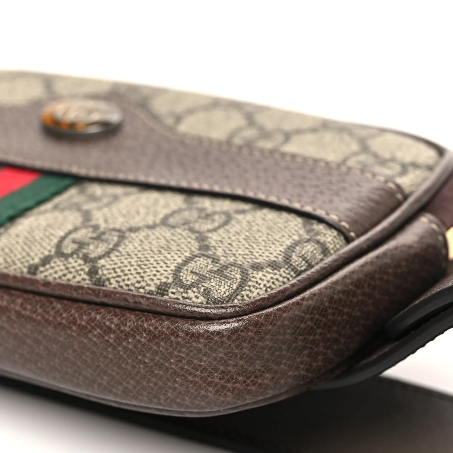 GG Supreme Monogram Ophidia Belted iPhone Case 75 30 Brown - Image 10