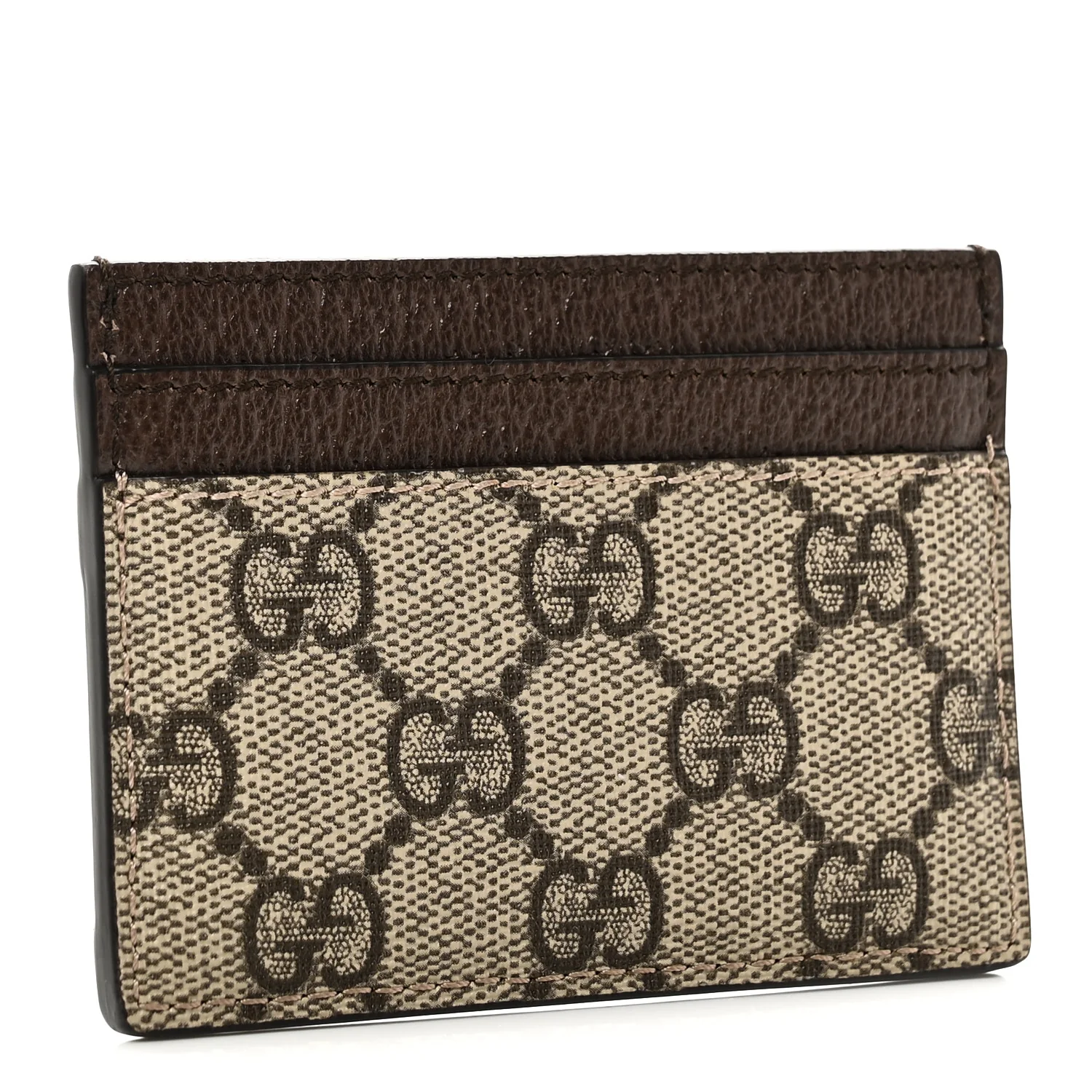 GG Supreme Monogram Ophidia Card Holder Brown - Image 3