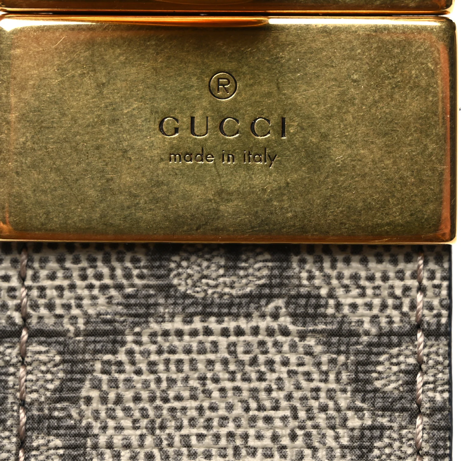 GG Supreme Monogram Plutone Calfskin Double G Reversible 37mm Belt 90 36 Beige Ebony New Acero - Image 5