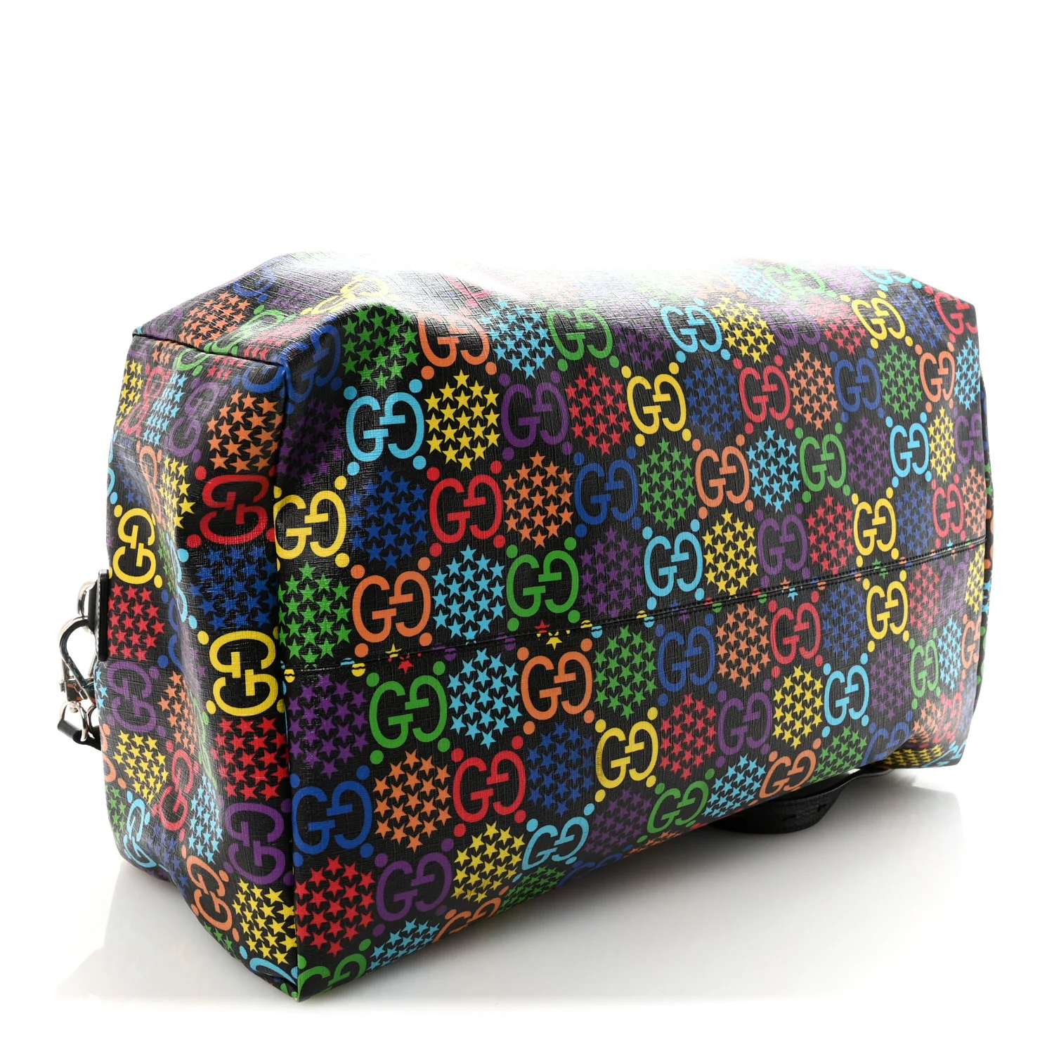 GG Supreme Monogram Psychedelic Duffle Backpack Black Multicolor - Image 3