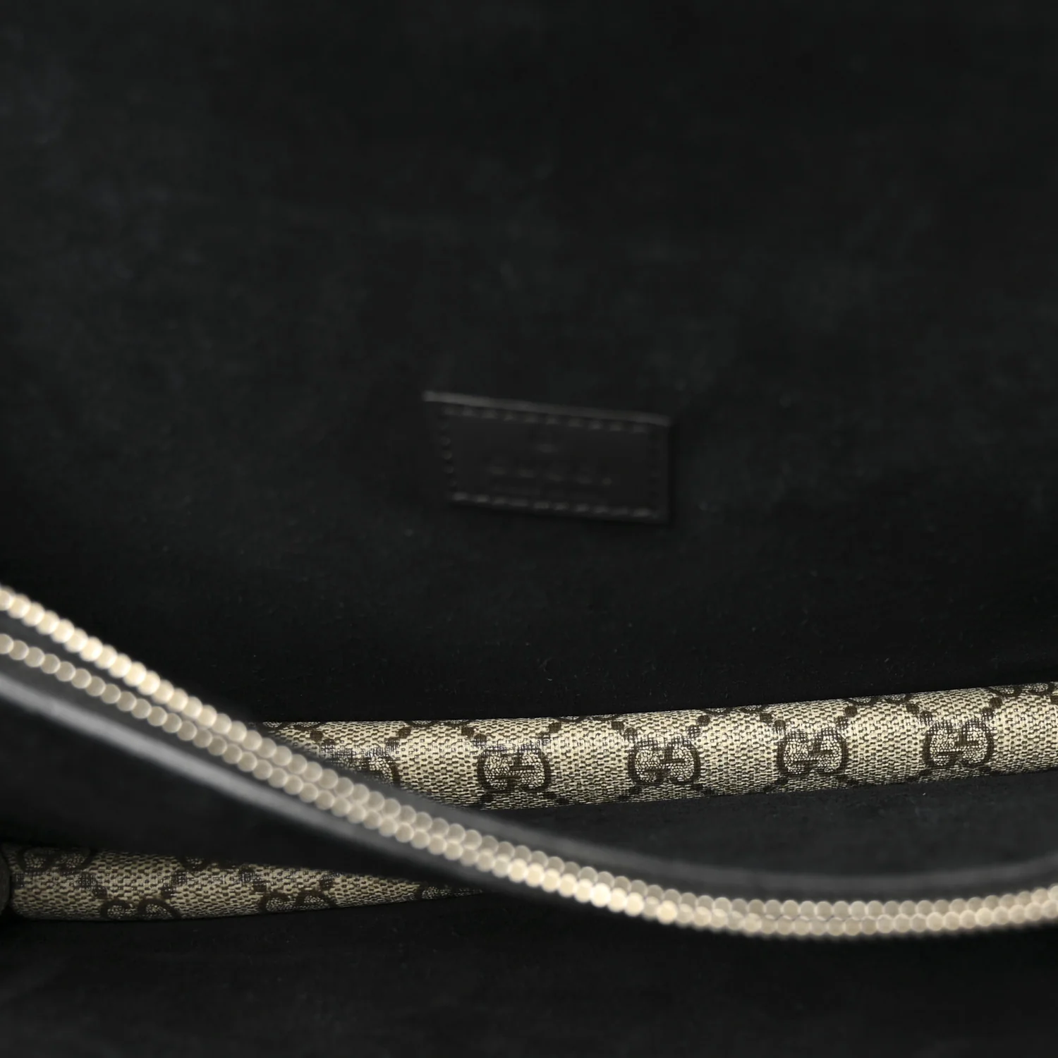 GG Supreme Monogram Small Dionysus Shoulder Bag Black - Image 5