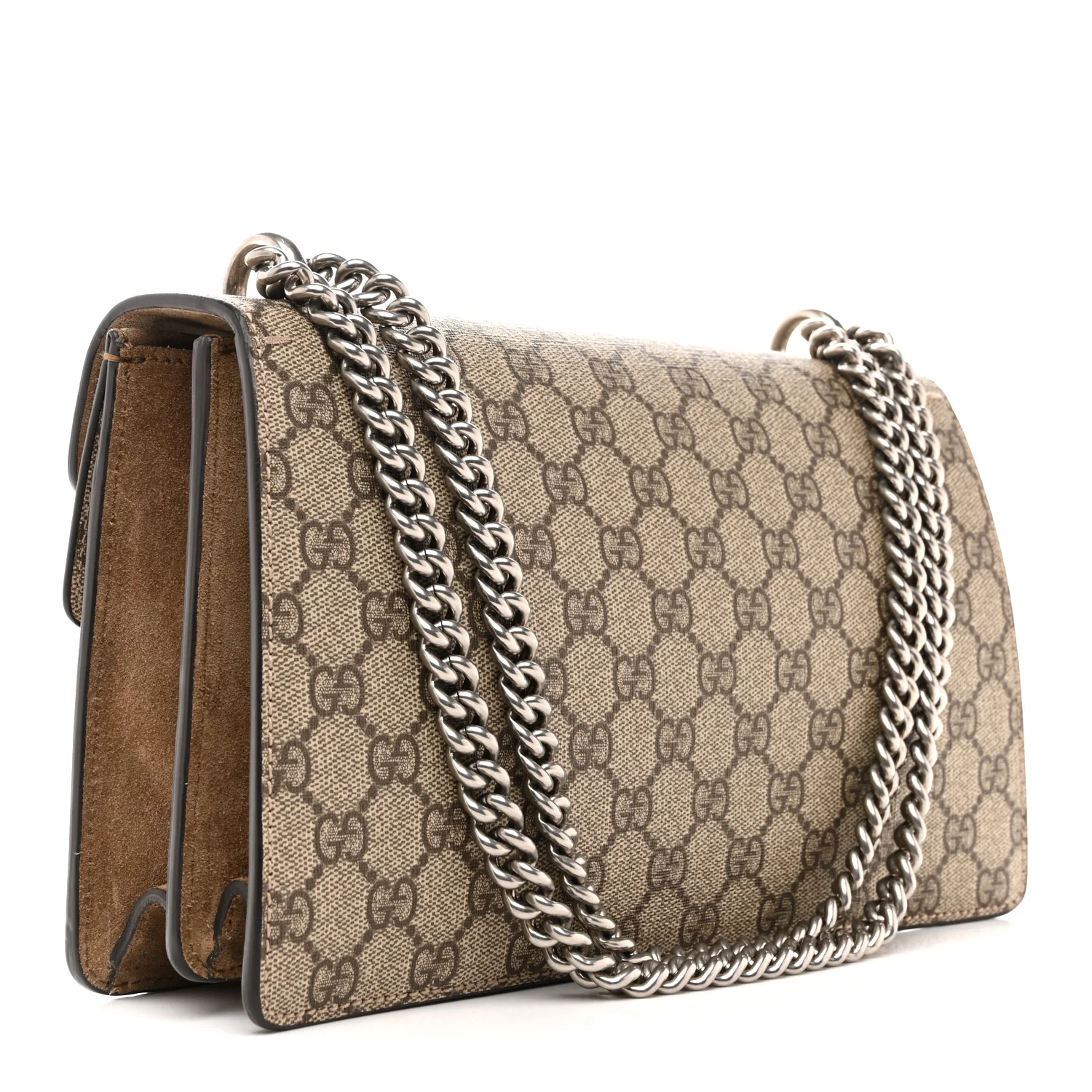 GG Supreme Monogram Small Dionysus Shoulder Bag Taupe - Image 3