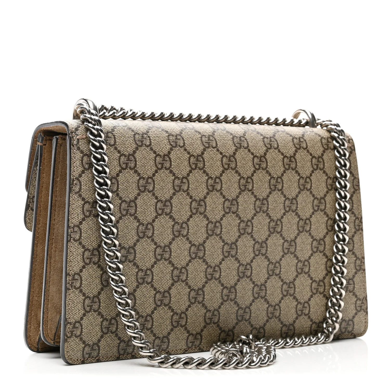 GG Supreme Monogram Small Dionysus Shoulder Bag Taupe - Image 3