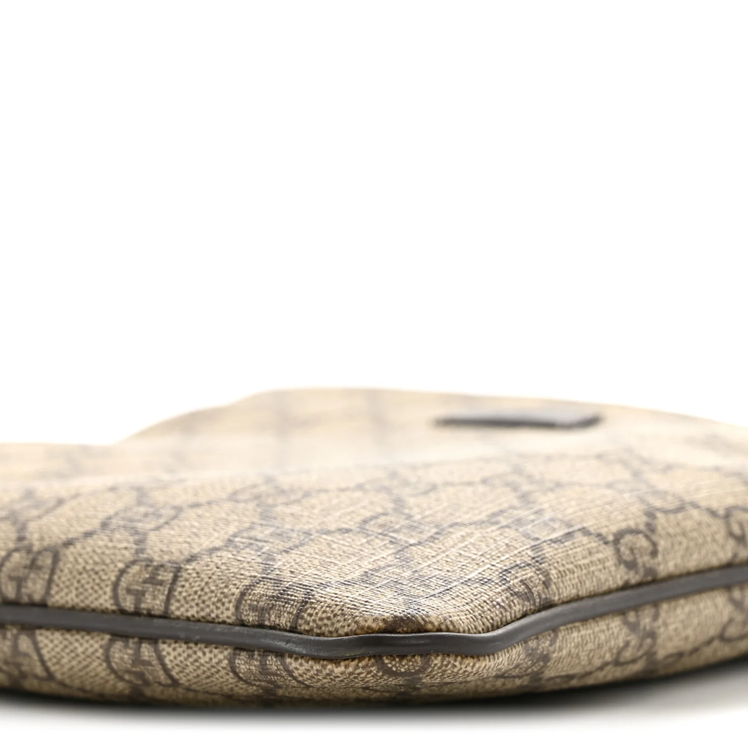 GG Supreme Monogram Small Flat Messenger Bag Dark Brown - Image 10