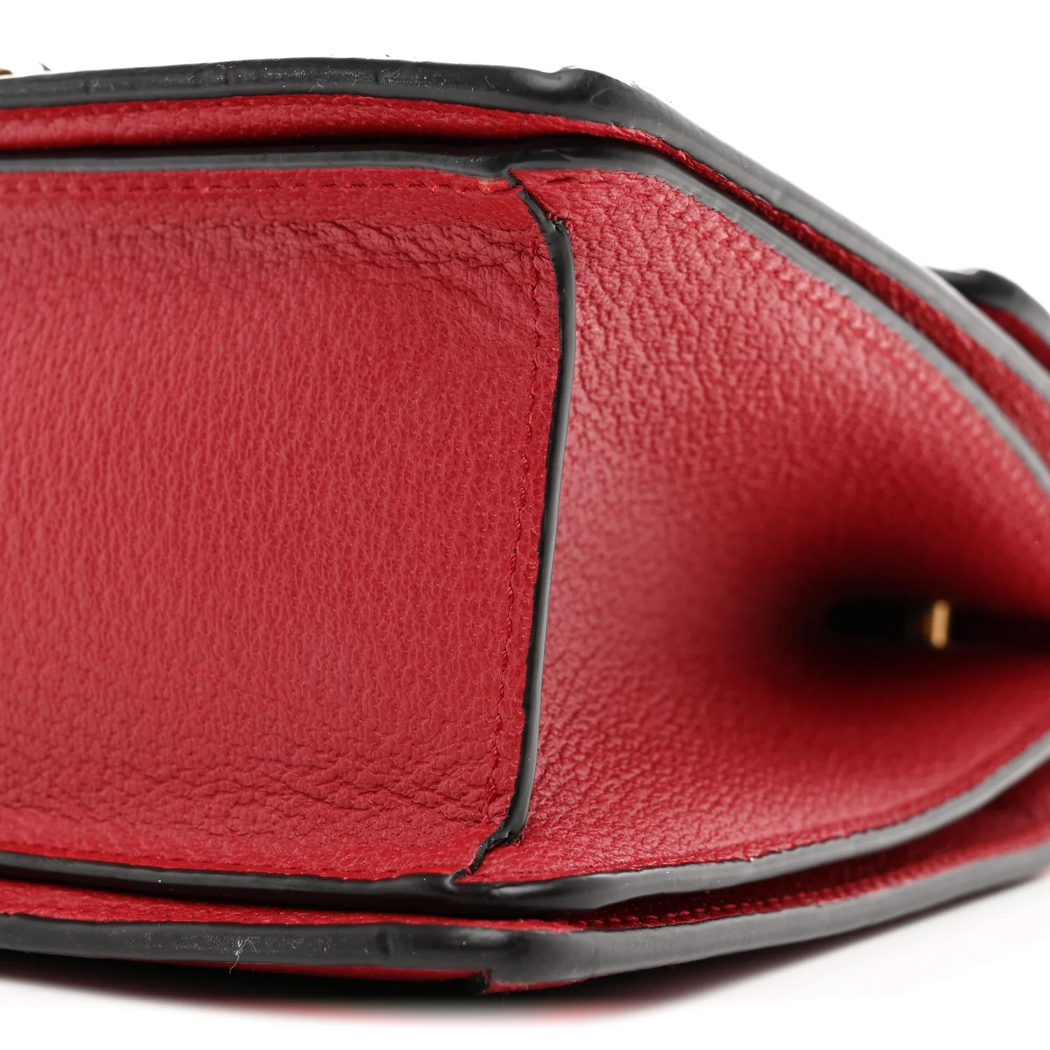 GG Supreme Monogram Small Queen Margaret Top Handle Bag Red - Image 10