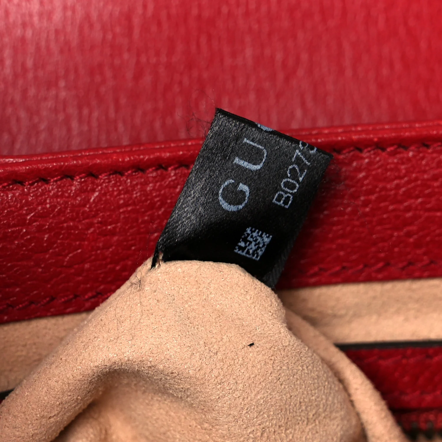 GG Supreme Monogram Small Queen Margaret Top Handle Bag Red - Image 8