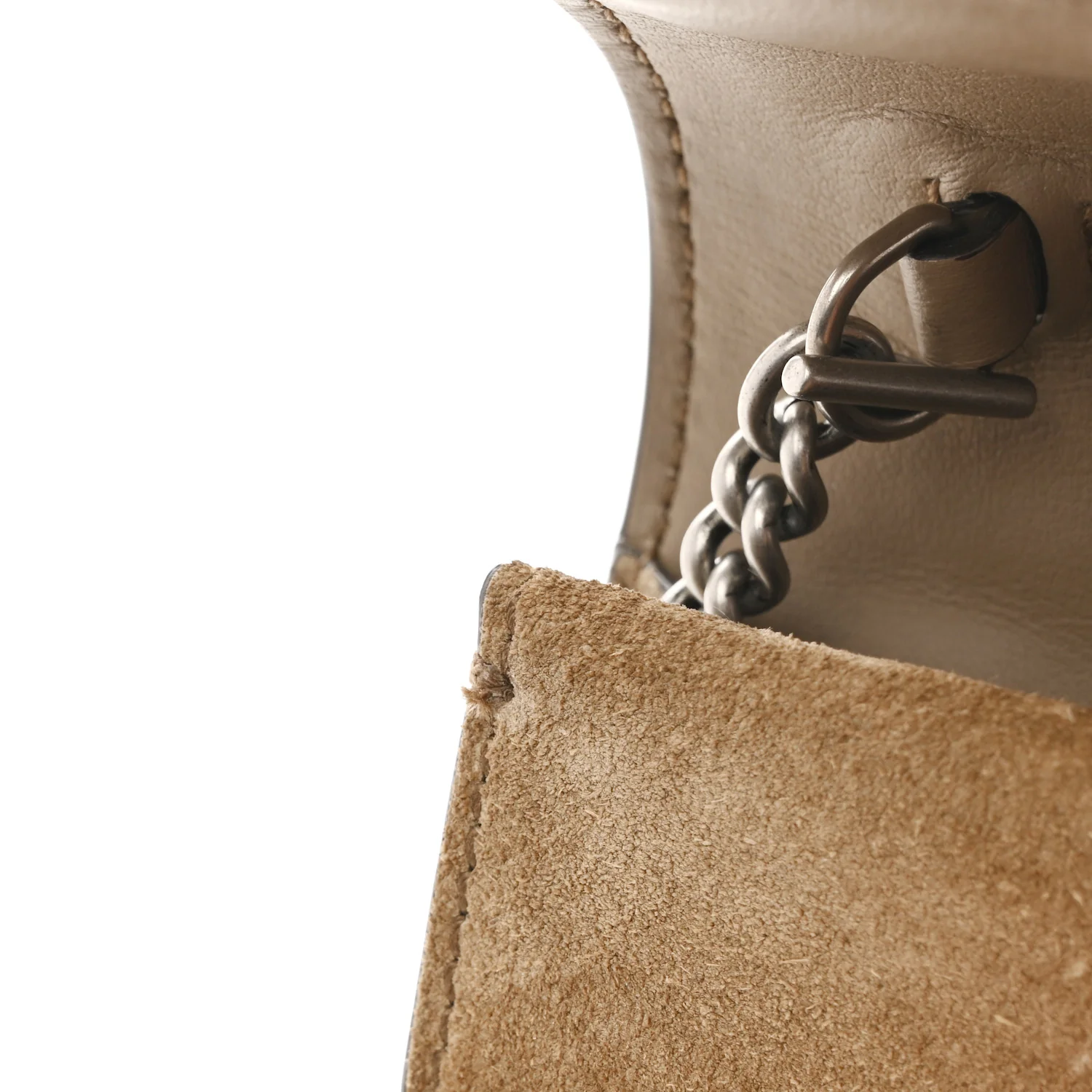GG Supreme Monogram Super Mini Dionysus Shoulder Bag Taupe - Image 11