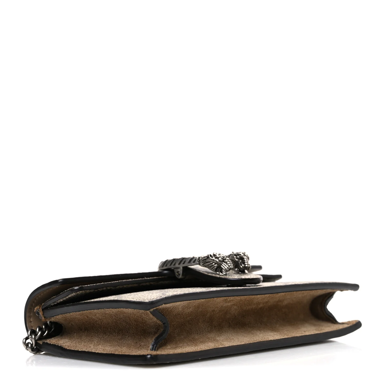 GG Supreme Monogram Super Mini Dionysus Shoulder Bag Taupe - Image 4