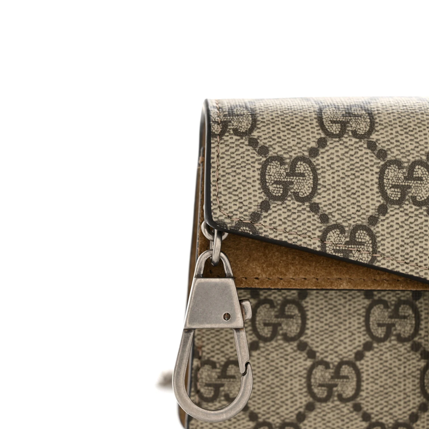 GG Supreme Monogram Super Mini Dionysus Shoulder Bag Taupe - Image 11