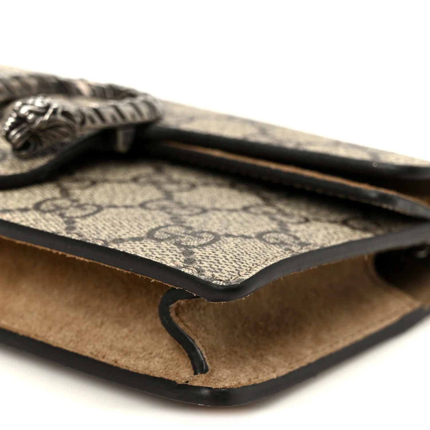 GG Supreme Monogram Super Mini Dionysus Shoulder Bag Taupe - Image 10