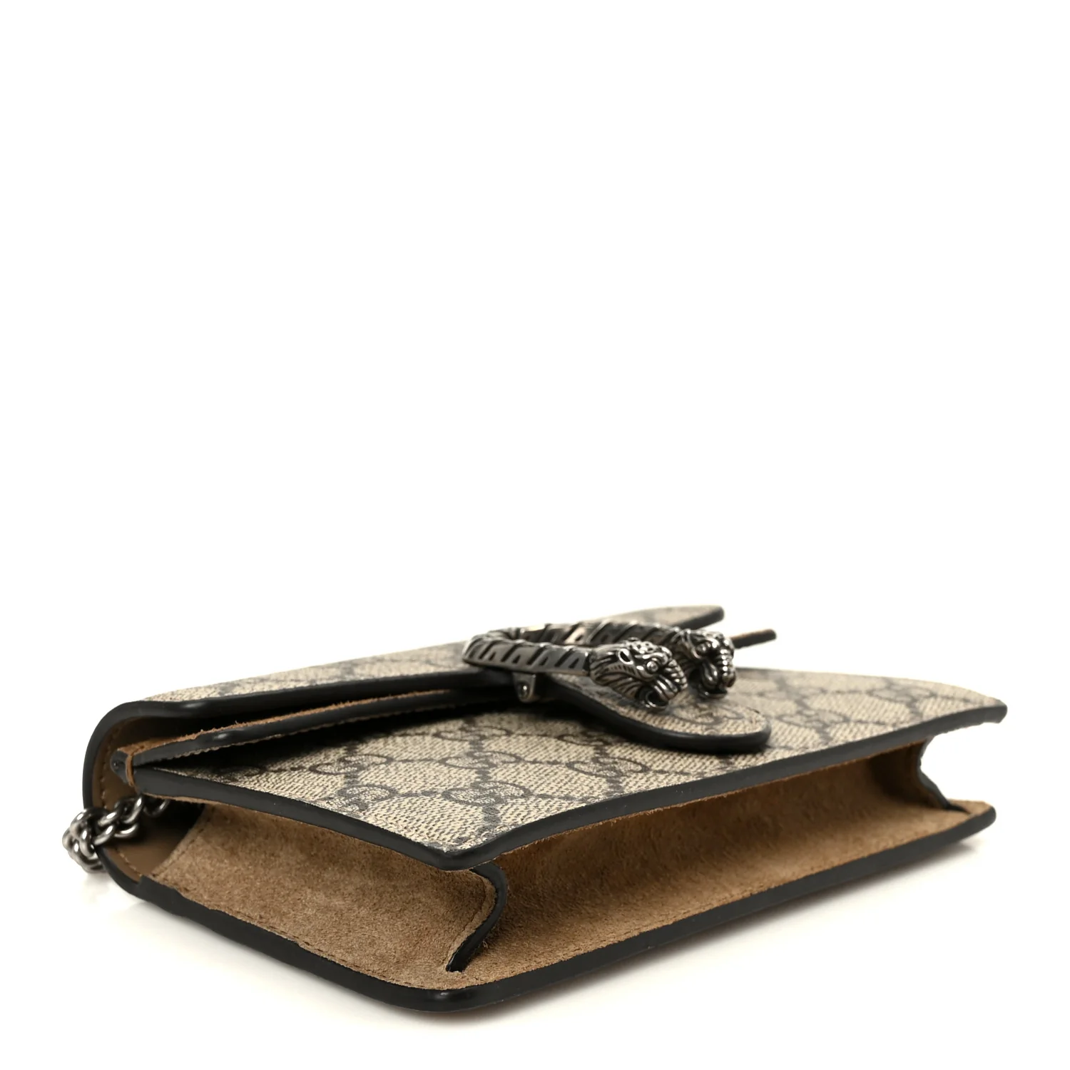 GG Supreme Monogram Super Mini Dionysus Shoulder Bag Taupe - Image 4