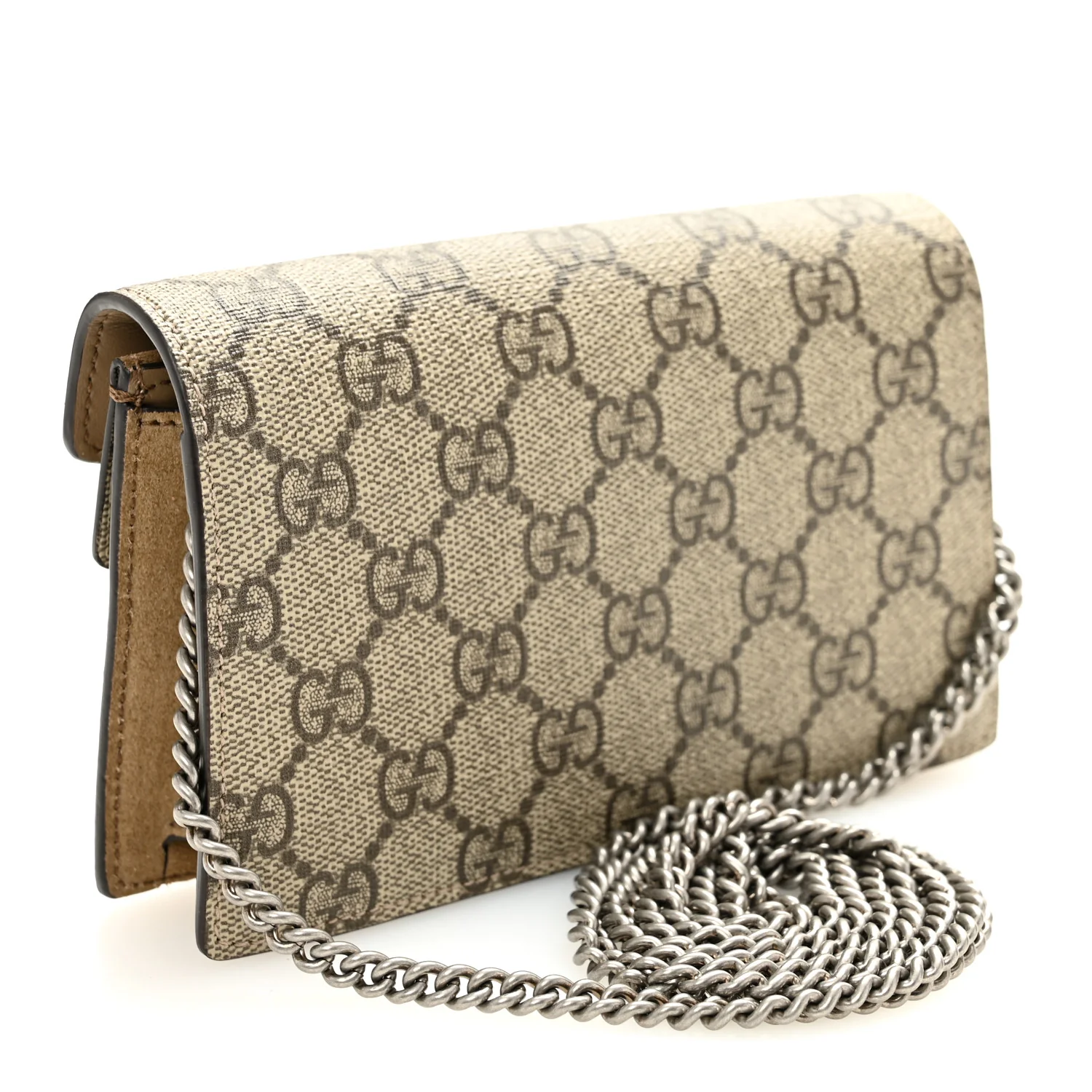 GG Supreme Monogram Super Mini Dionysus Shoulder Bag Taupe - Image 3