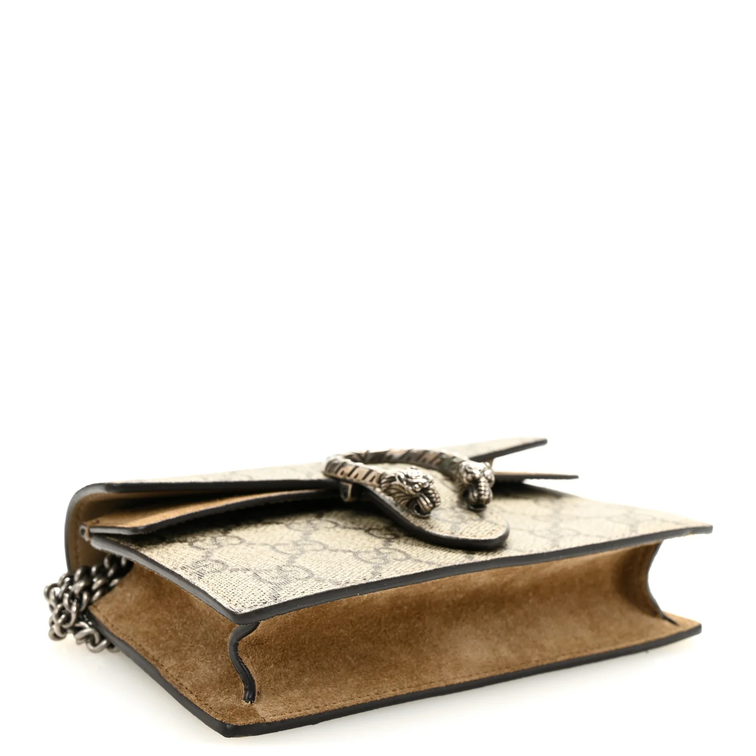 GG Supreme Monogram Super Mini Dionysus Shoulder Bag Taupe - Image 4