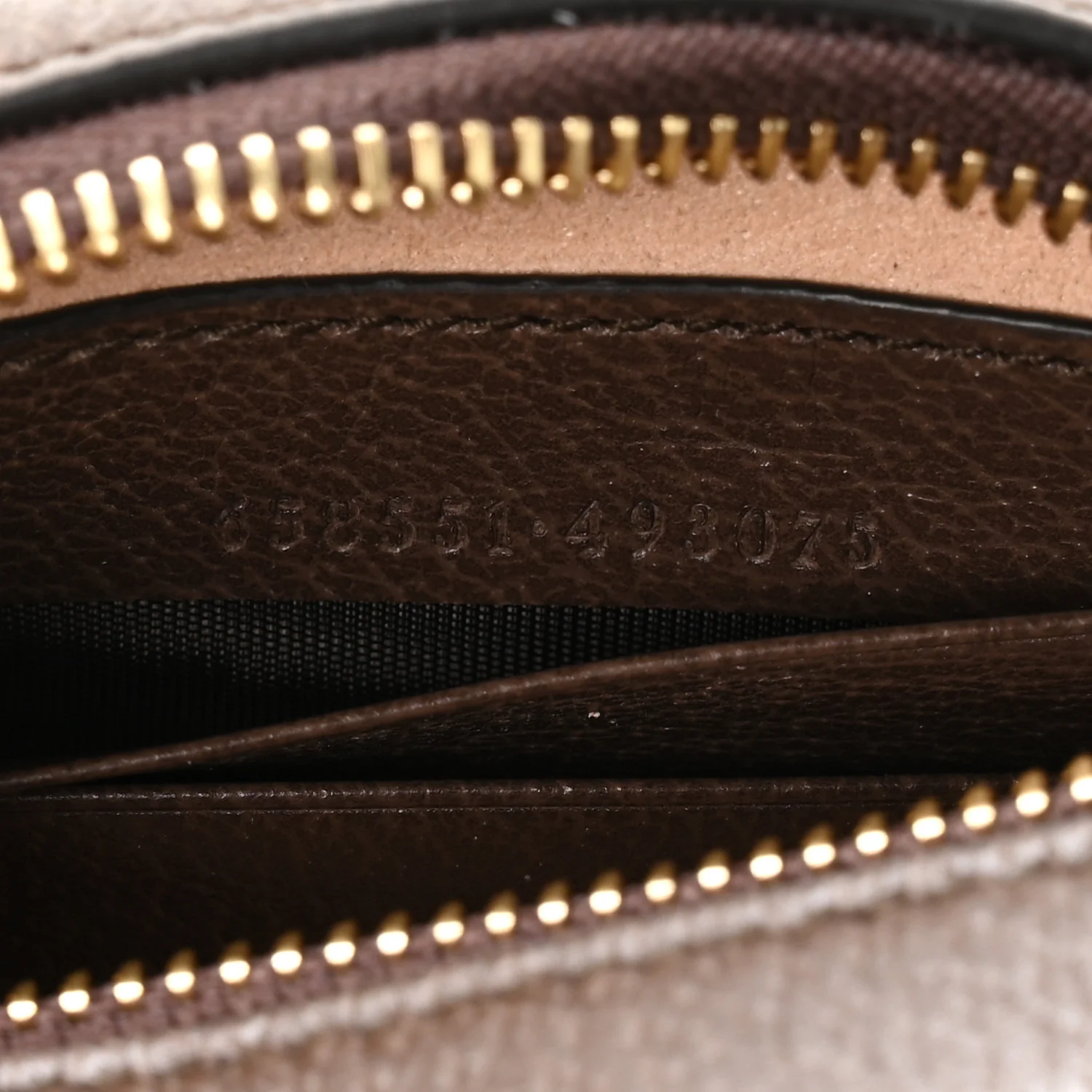 GG Supreme Monogram Textured Calfskin Web Mini Ophidia Half Moon Hobo Beige Ebony New Acero - Image 13