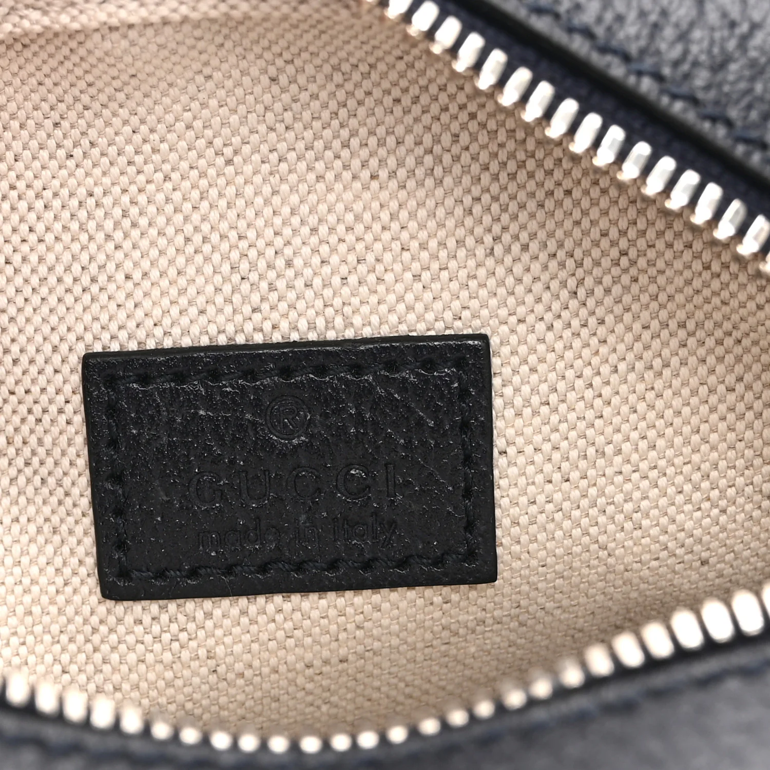 GG Supreme Monogram Textured Calfskin Web Mini Ophidia Messenger Beige Blue - Image 6