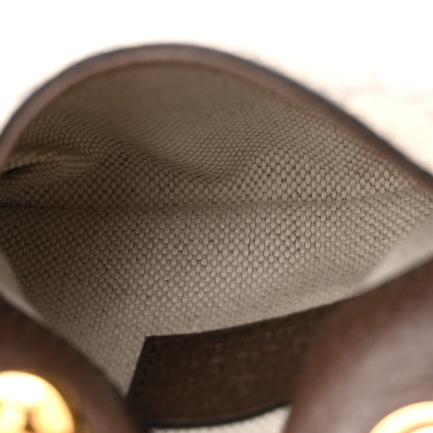 GG Supreme Monogram Textured Dollar Calfskin Blondie Card Case Wallet with Strap Beige Ebony New Acero - Image 5