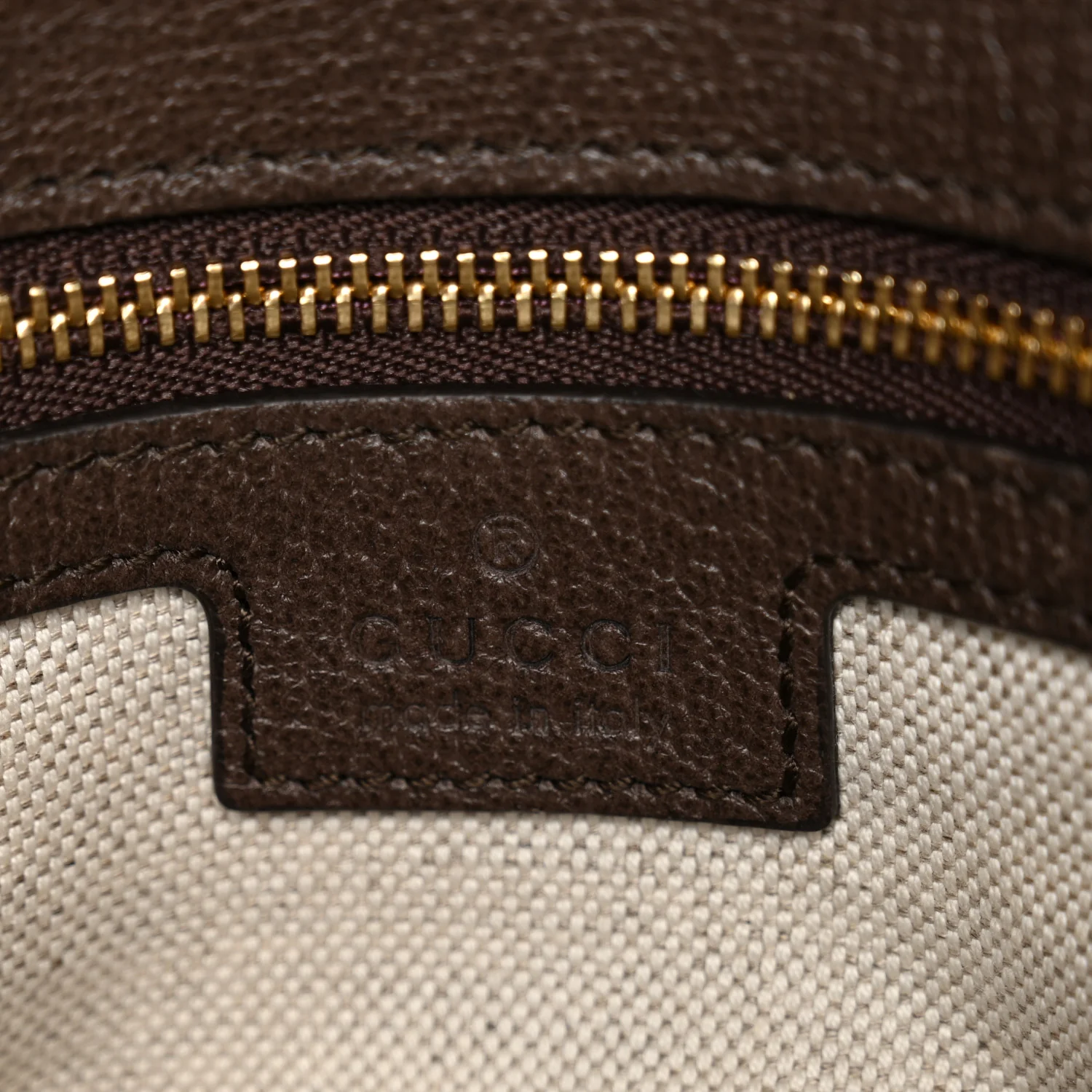 GG Supreme Monogram Textured Dollar Calfskin Blondie Chain Shoulder Flap Bag Beige Ebony New Acero - Image 7