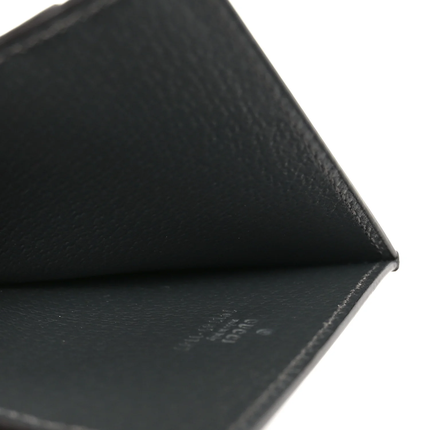 GG Supreme Monogram Textured Dollar Calfskin Ophidia Card Holder Grey Black Graphite Grey - Image 5