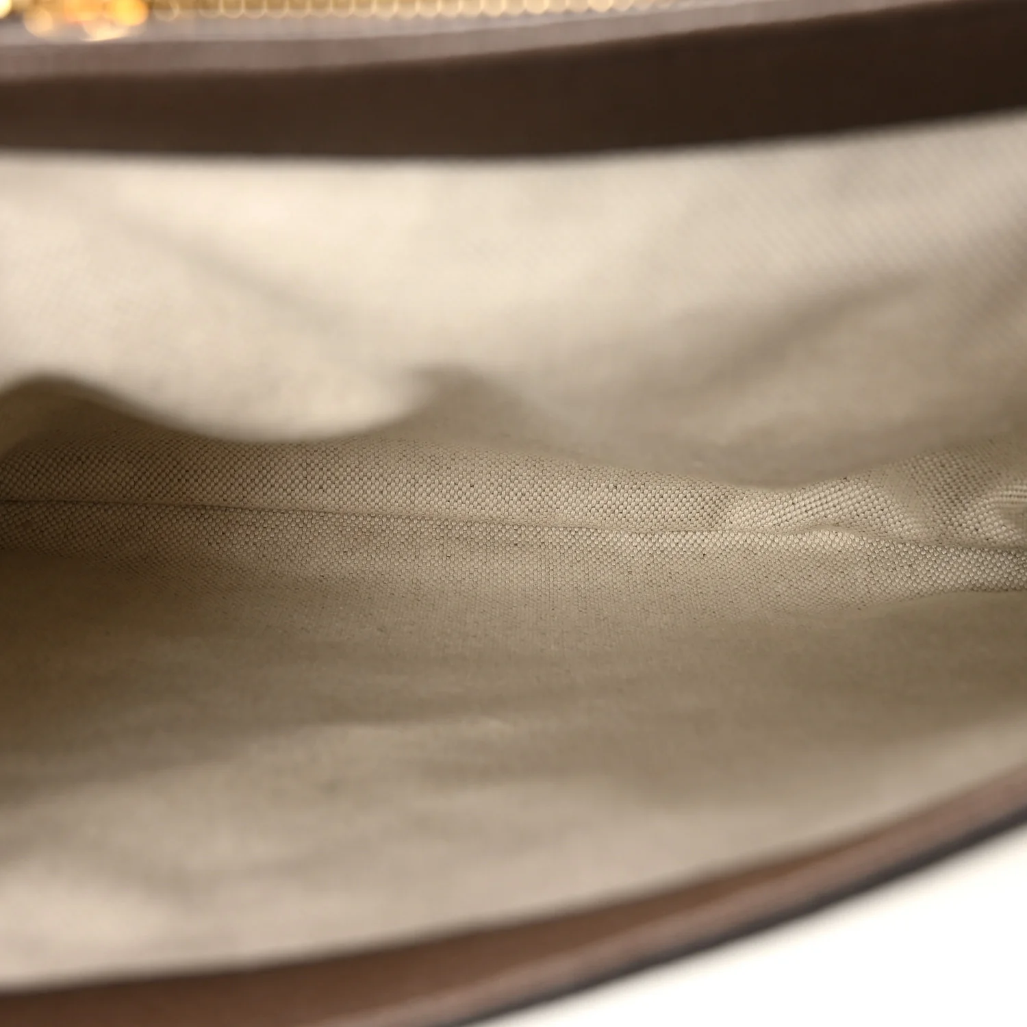GG Supreme Monogram Textured Dollar Calfskin Web Medium Blondie Shoulder Flap Bag Beige Ebony New Acero - Image 9
