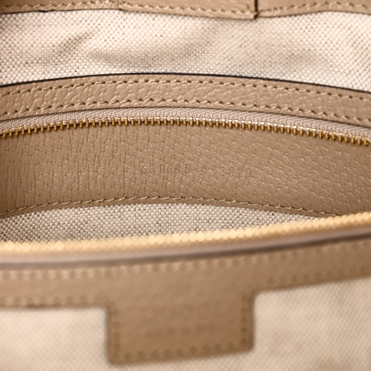 GG Supreme Monogram Textured Dollar Calfskin Web Medium Ophidia Shopping Tote Beige Mystic White Oatmeal - Image 7
