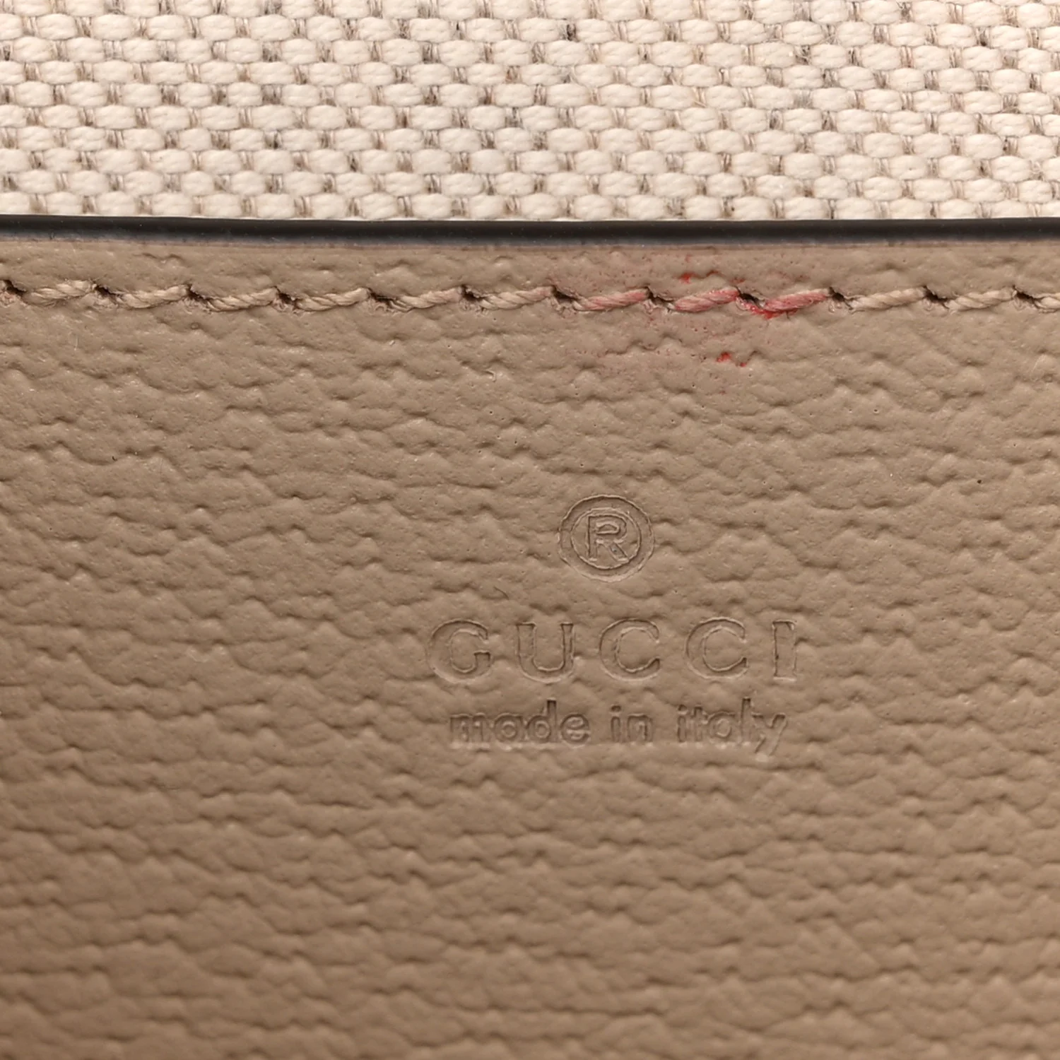 GG Supreme Monogram Textured Dollar Calfskin Web Mini Ophidia Envelope Shoulder Bag Beige Mystic White Oatmeal - Image 11