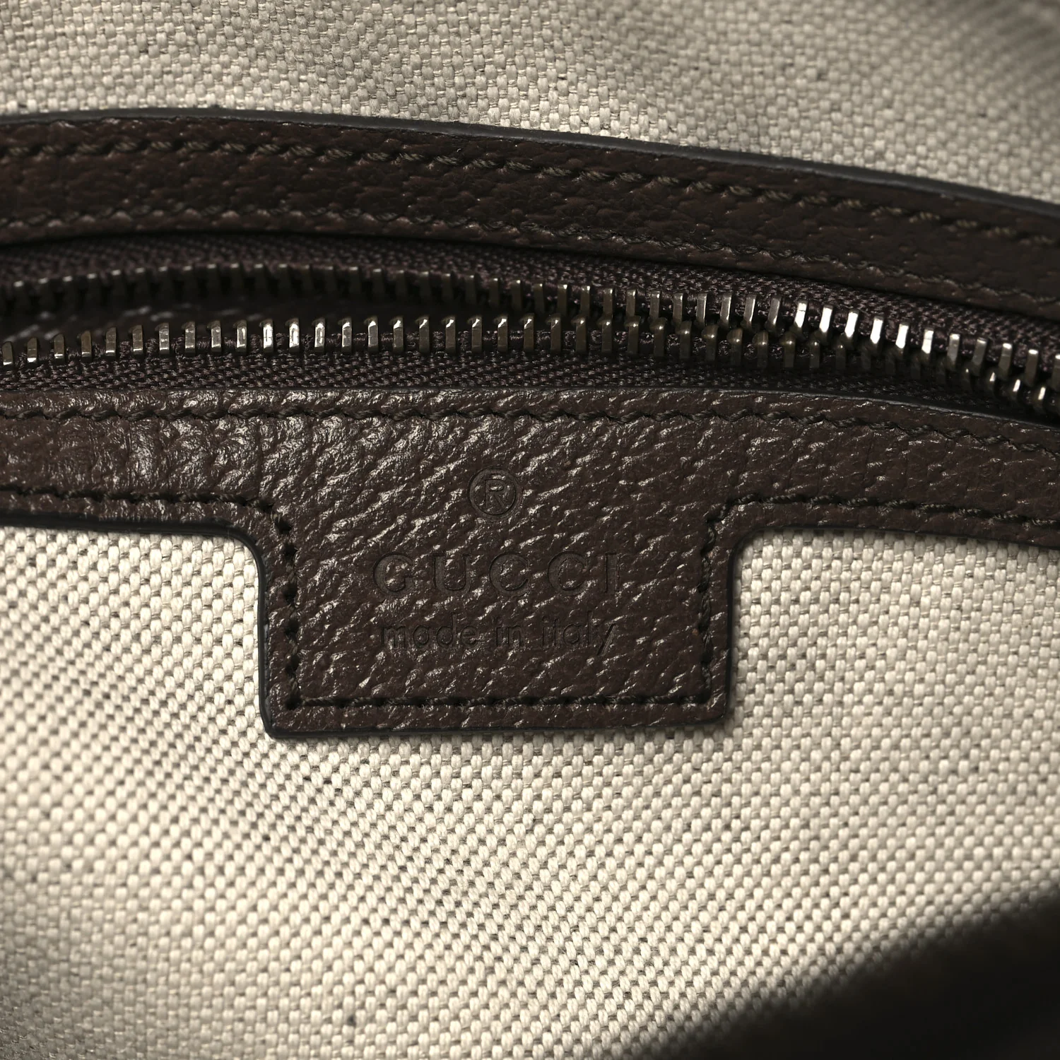 GG Supreme Monogram Textured Dollar Calfskin Web Ophidia Wristlet Shoulder Bag Beige Ebony New Acero - Image 6