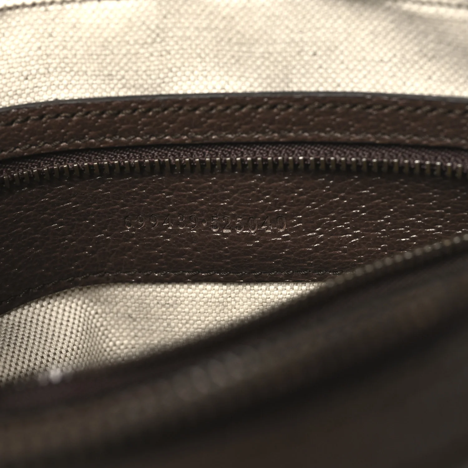 GG Supreme Monogram Textured Dollar Calfskin Web Ophidia Wristlet Shoulder Bag Beige Ebony New Acero - Image 7