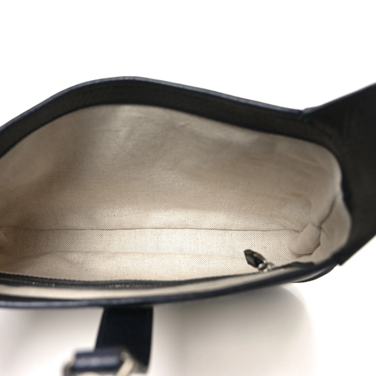 GG Supreme Monogram Textured Dollar Calfskin Web Small Jackie 1961 Hobo Beige Blue - Image 5