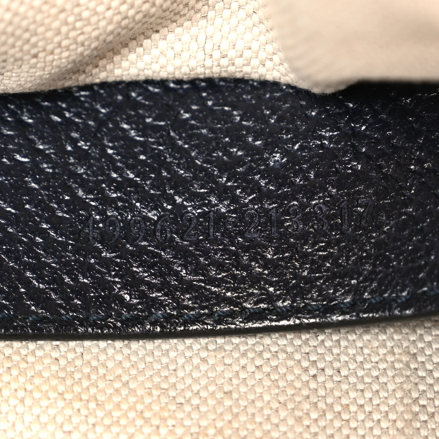 GG Supreme Monogram Textured Dollar Calfskin Web Small Ophidia Dome Shoulder Bag Beige Blue - Image 7