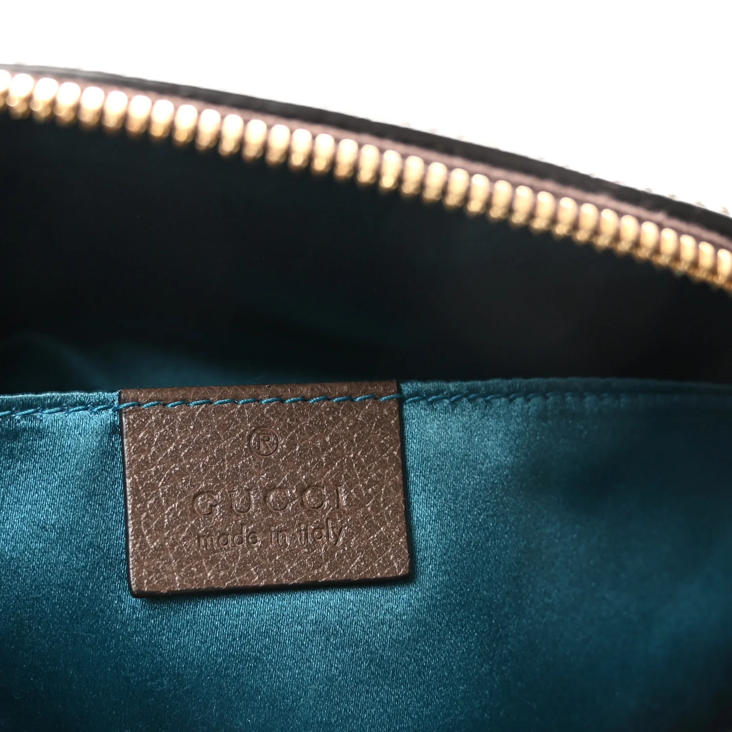 GG Supreme Monogram Textured Dollar Calfskin Web Small Ophidia Dome Shoulder Bag Beige Ebony New Acero - Image 6