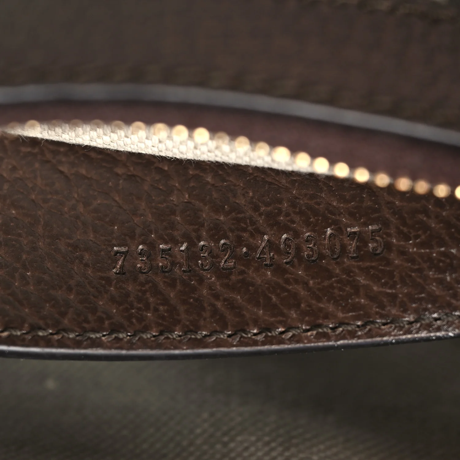 GG Supreme Monogram Textured Dollar Calfskin Web Small Ophidia GG Handbag Beige Ebony New Acero - Image 7