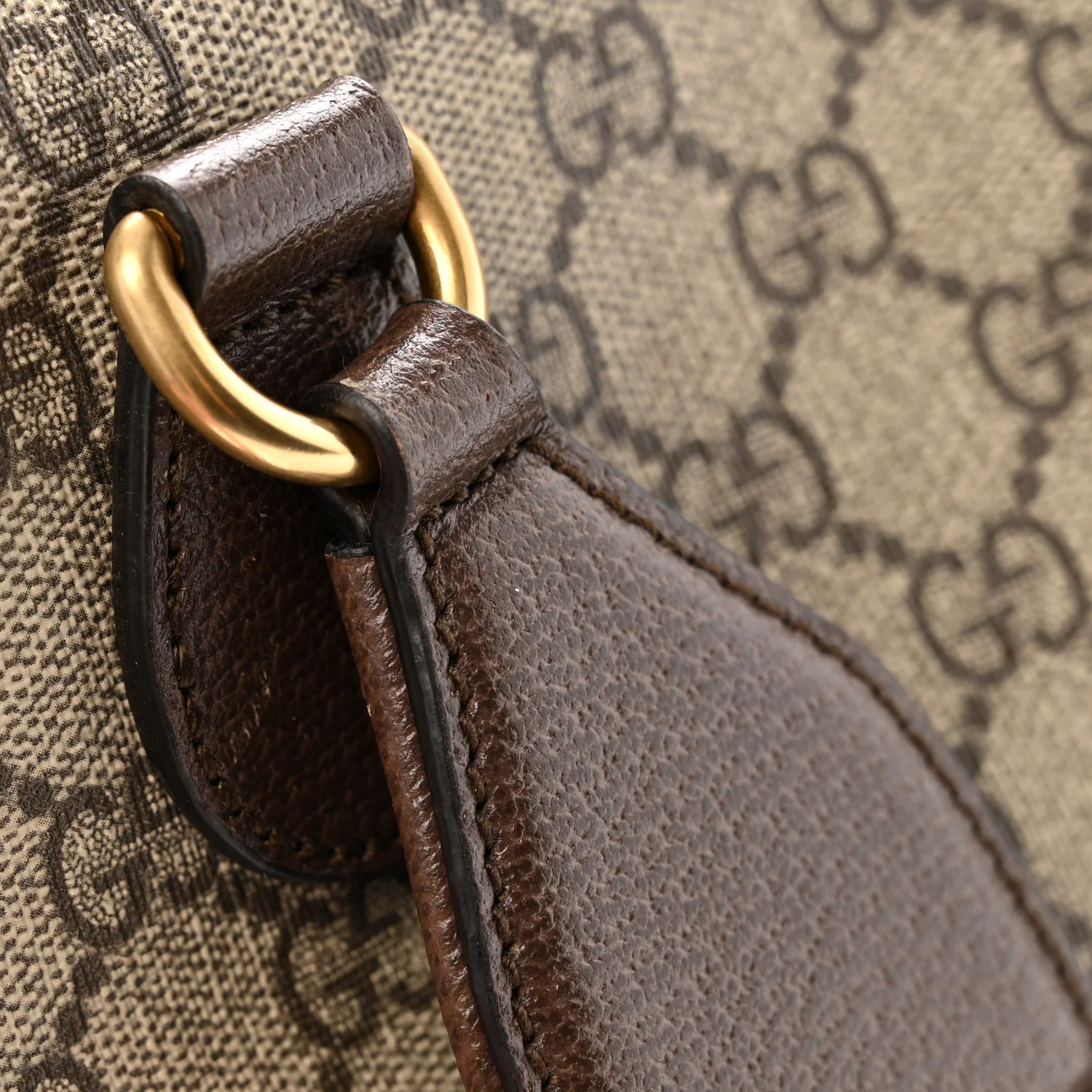 GG Supreme Monogram Web Medium Neo Vintage Flap Messenger Bag Beige New Acero - Image 11
