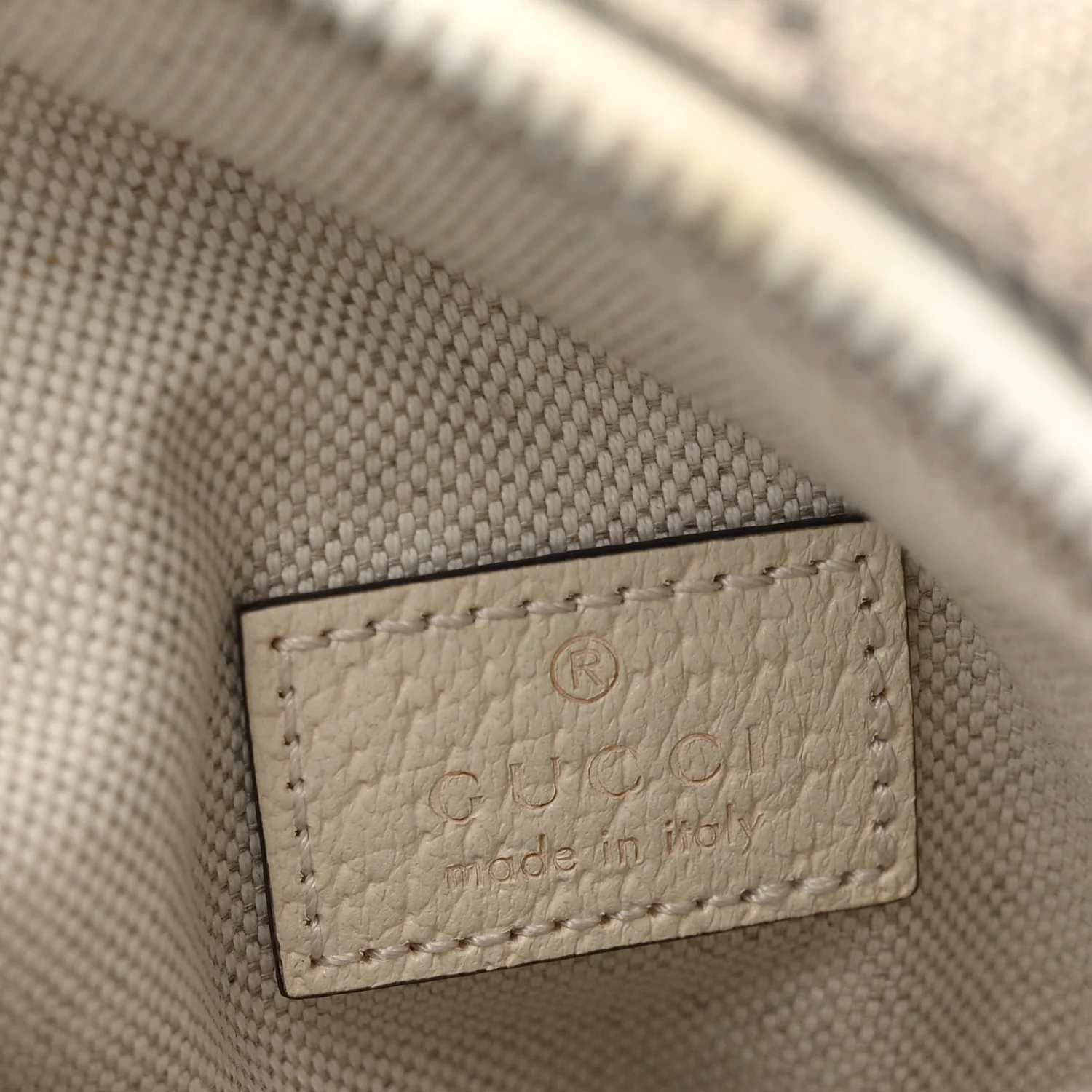 GG Supreme Monogram Web Mini Ophidia Double Zip Messenger Bag Beige Ebony Mystic White - Image 6