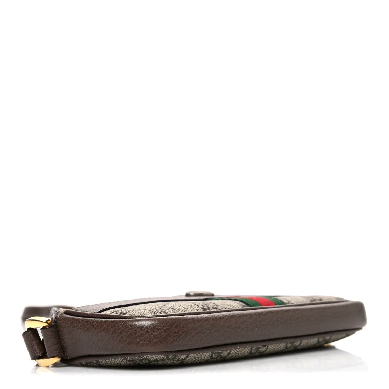 GG Supreme Monogram Web Mini Ophidia GG Bag Brown - Image 4