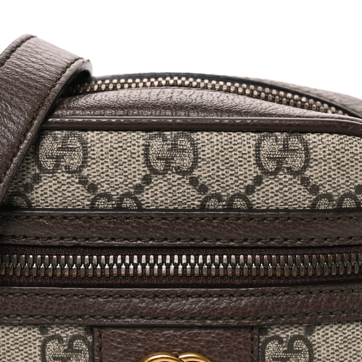 GG Supreme Monogram Web Mini Ophidia Messenger Brown - Image 7