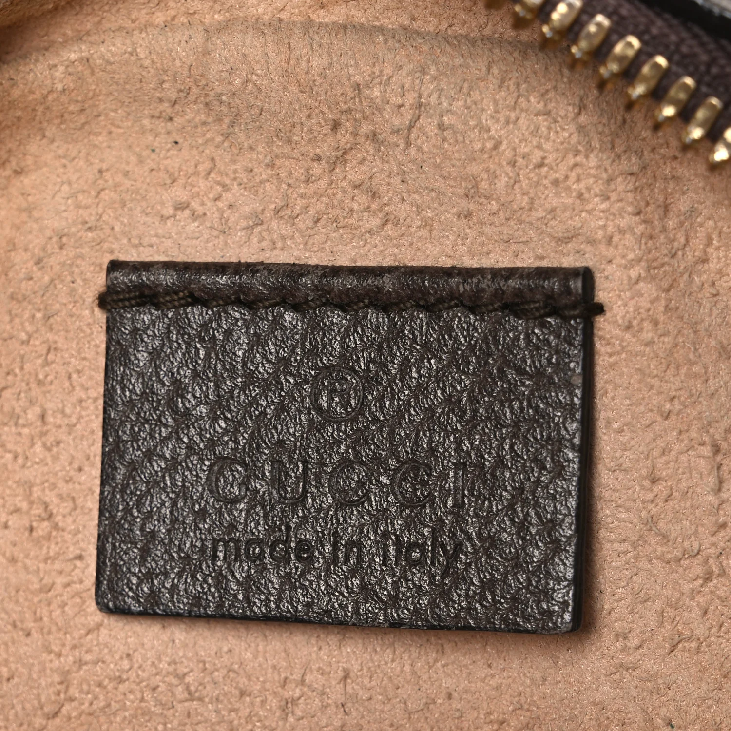 GG Supreme Monogram Web Mini Ophidia Round Shoulder Bag Brown - Image 6