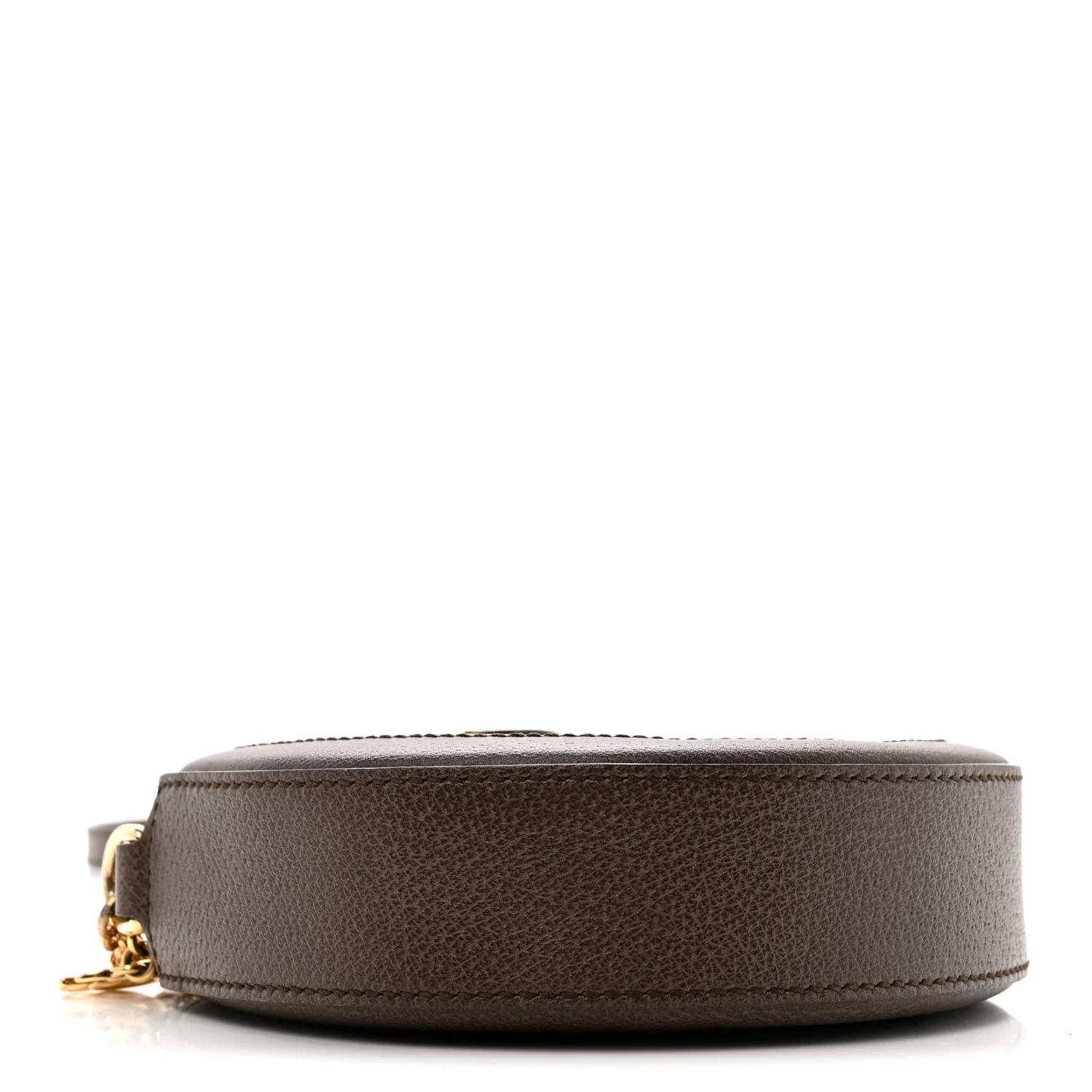 GG Supreme Monogram Web Mini Ophidia Round Shoulder Bag Brown - Image 4