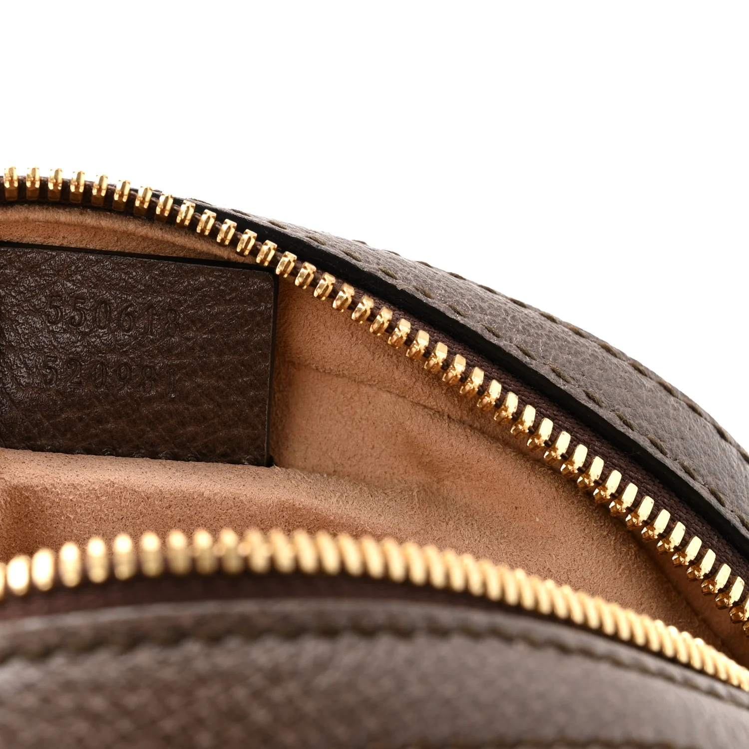 GG Supreme Monogram Web Mini Ophidia Round Shoulder Bag Brown - Image 7
