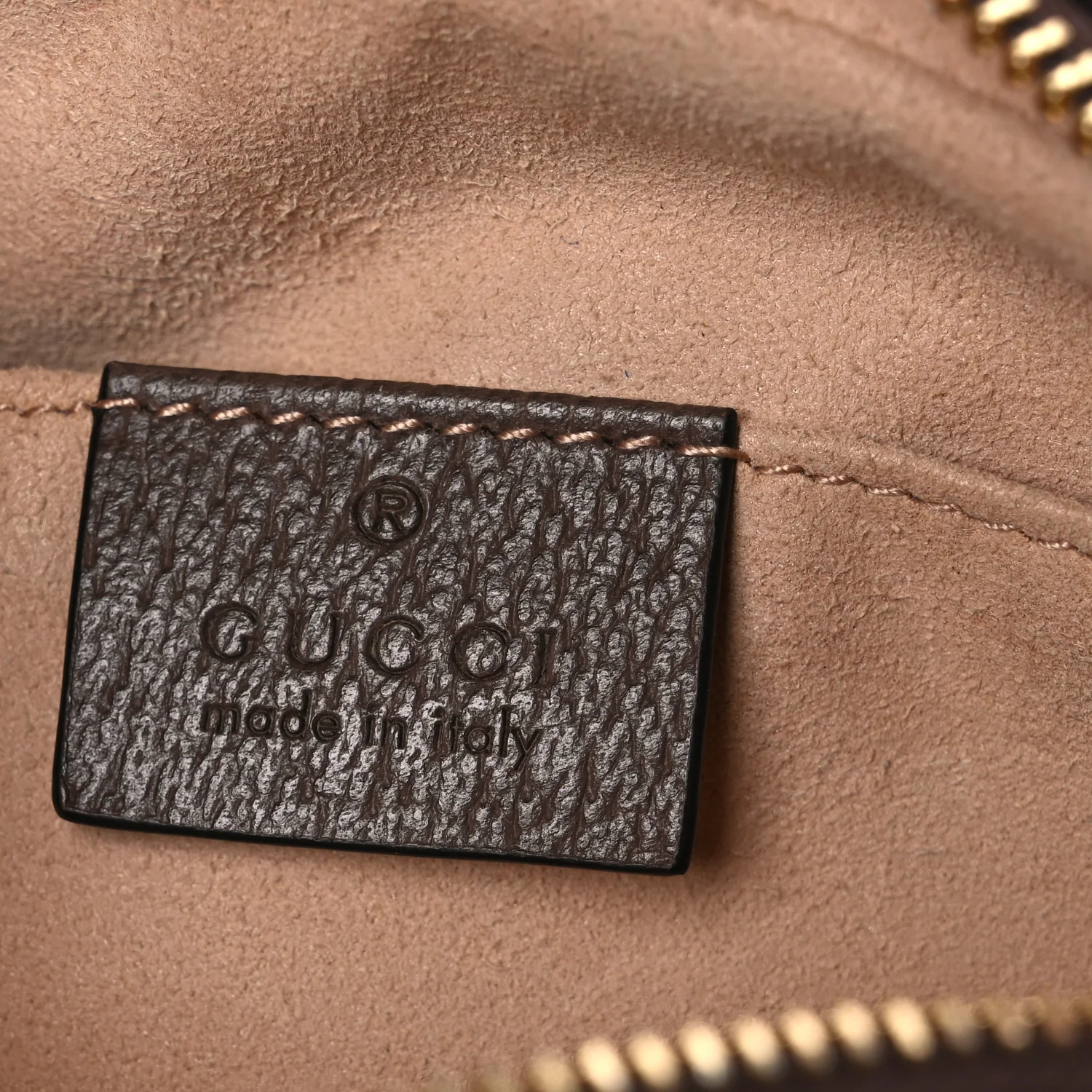 GG Supreme Monogram Web Mini Ophidia Shoulder Bag Brown - Image 5
