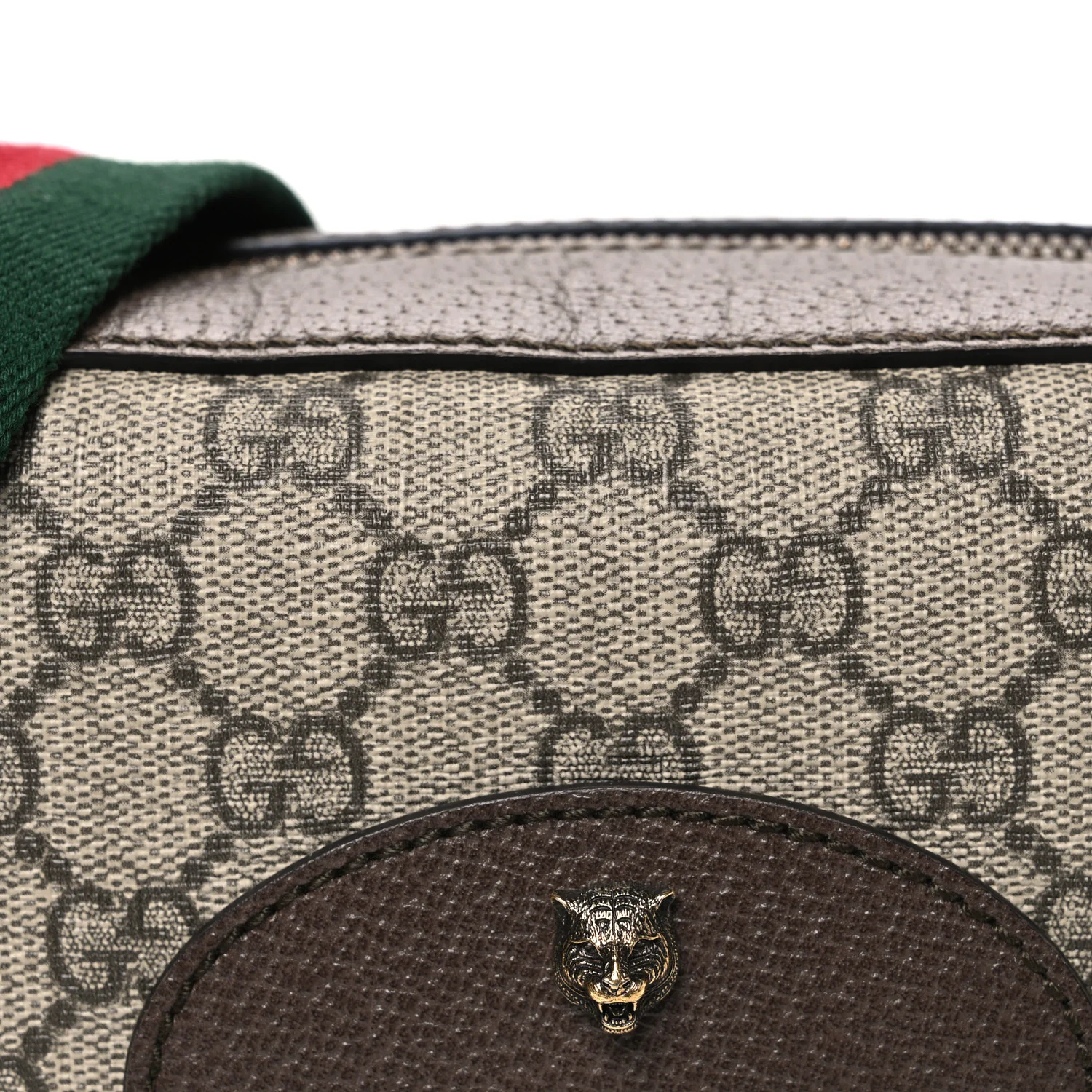 GG Supreme Monogram Web Neo Vintage Shoulder Bag Beige New Acero Crop - Image 8
