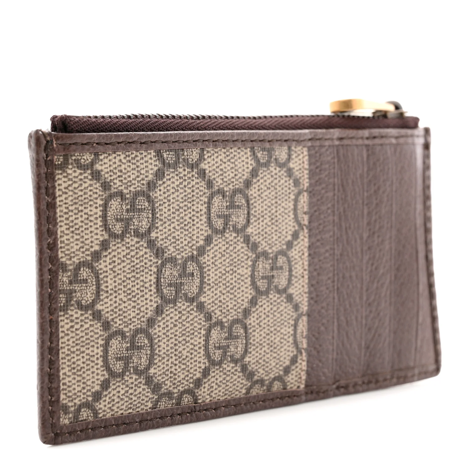 GG Supreme Monogram Web Ophidia Coin Case Brown - Image 3