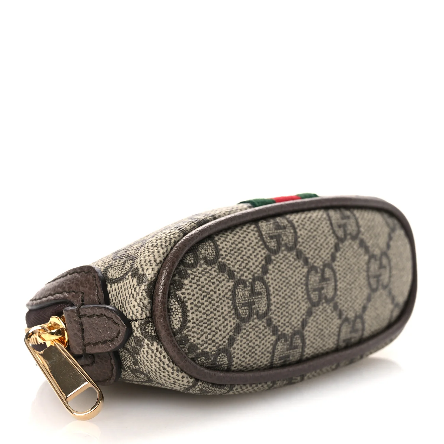 GG Supreme Monogram Web Ophidia Dome Key Pouch Beige New Acero - Image 5