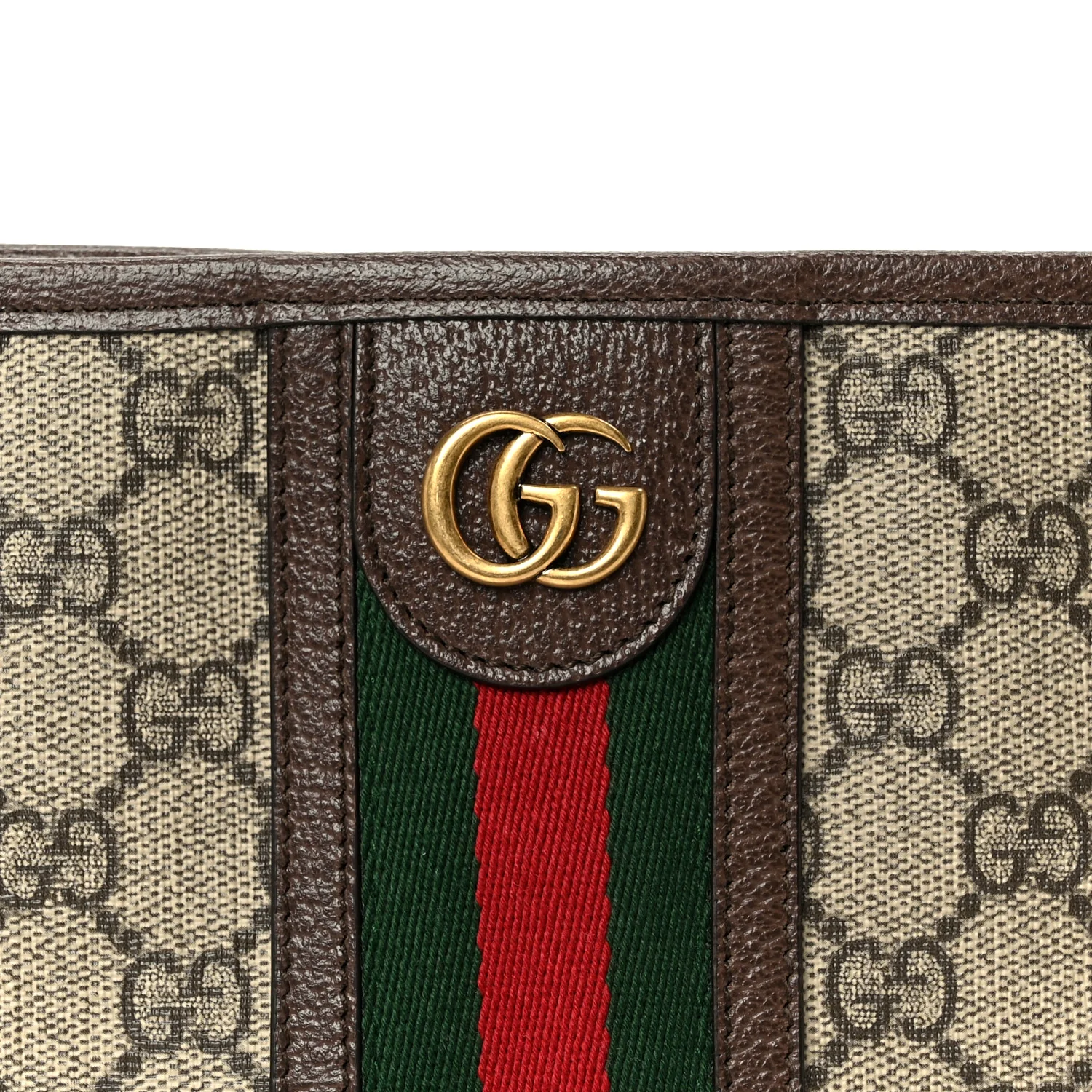 GG Supreme Monogram Web Ophidia GG Toiletry Case Beige New Acero - Image 8
