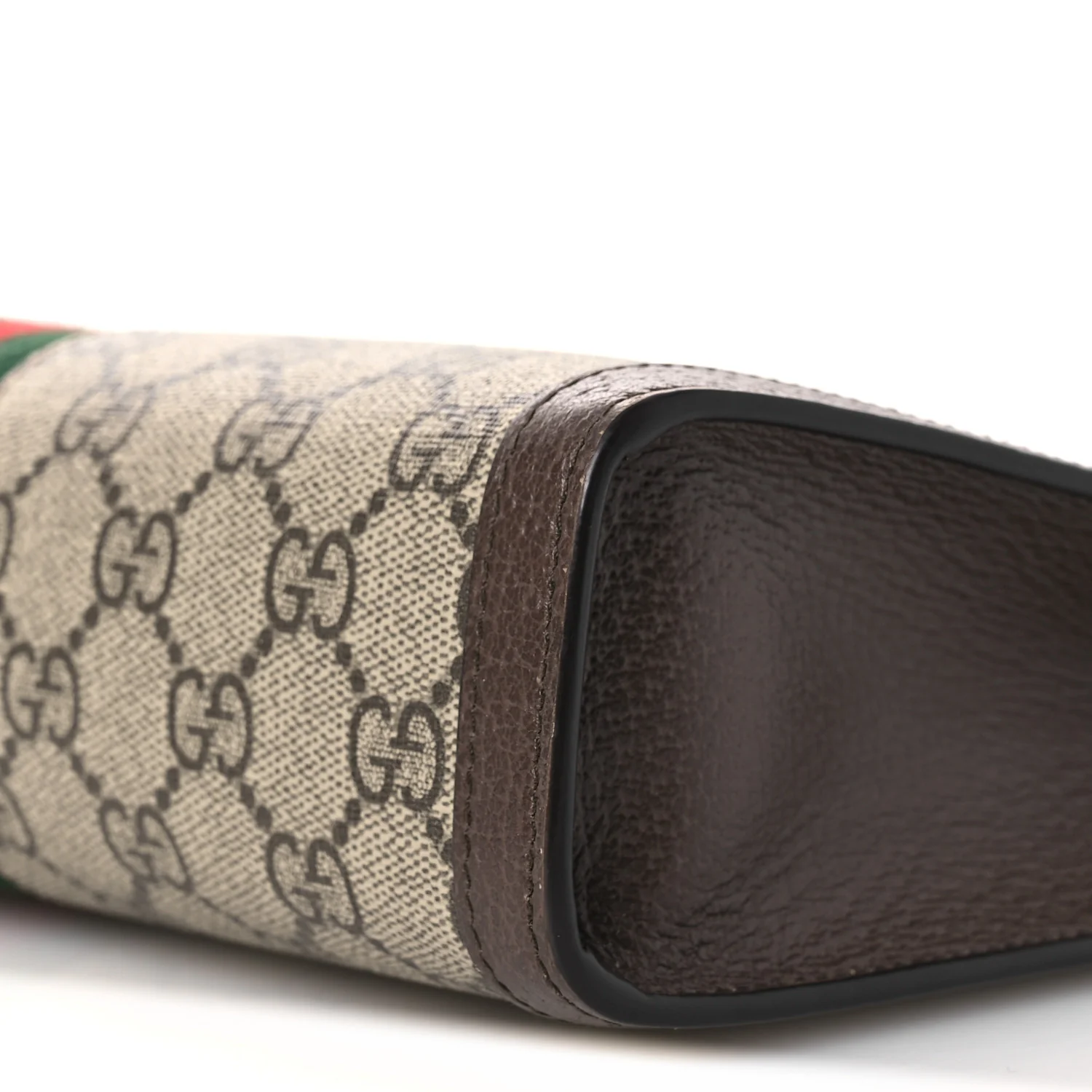 GG Supreme Monogram Web Ophidia Pouch Brown - Image 10