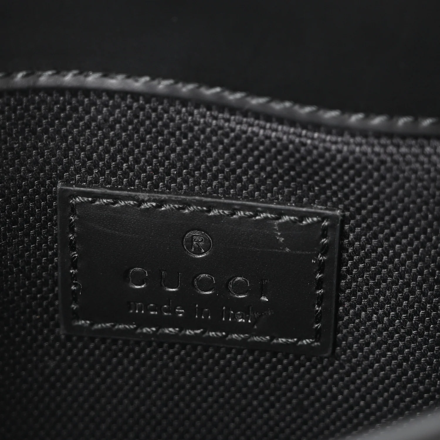 GG Supreme Monogram Web Slim Belt Bag Black Grey - Image 6