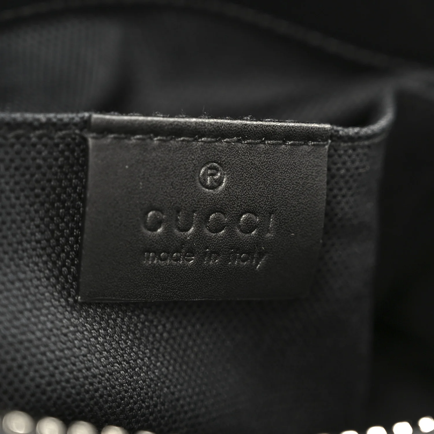 GG Supreme Monogram Web Small Flat Messenger Bag Black Grey - Image 6
