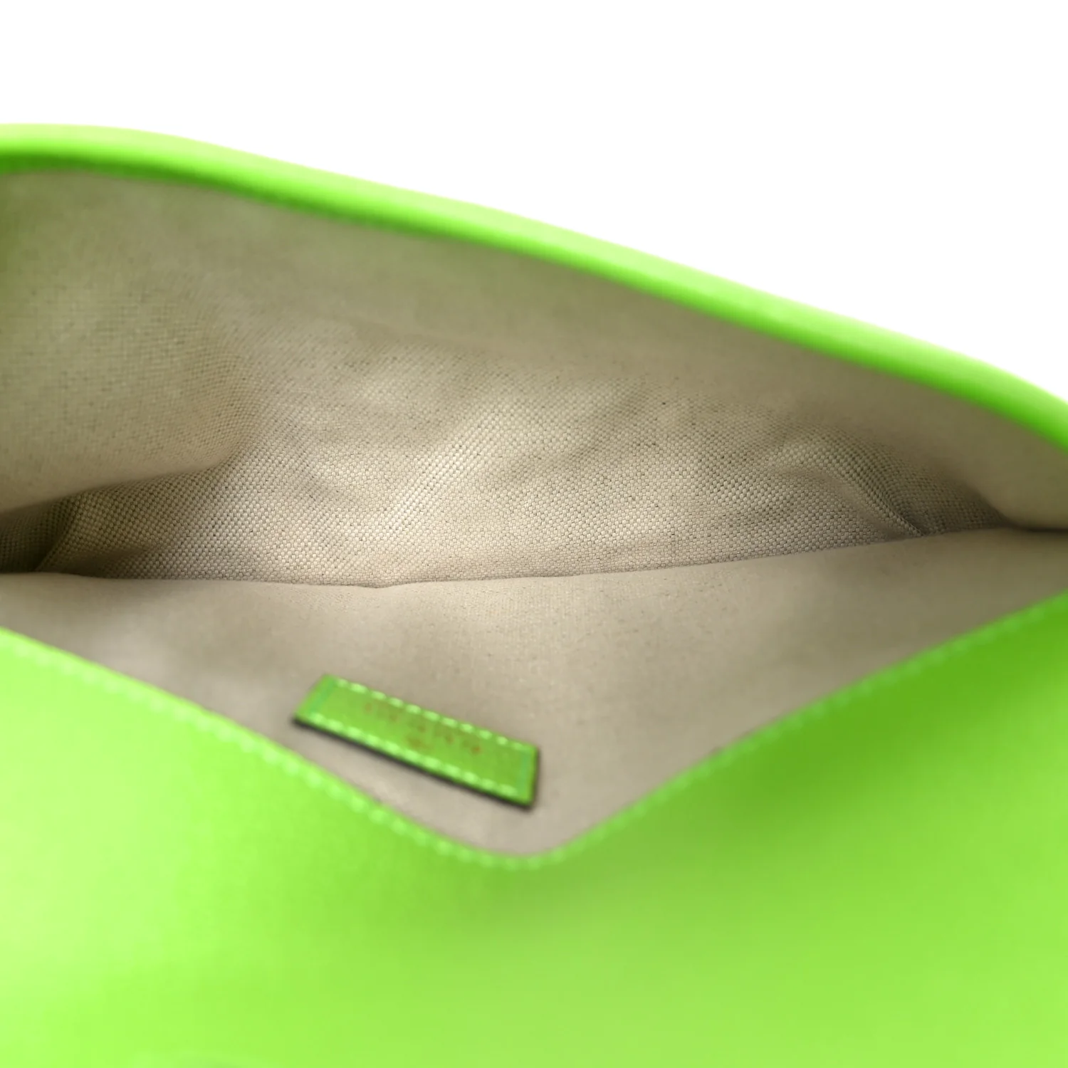GG Supreme Monogram Web Small Ophidia Belt Bag Beige Ebony Electric Green - Image 5